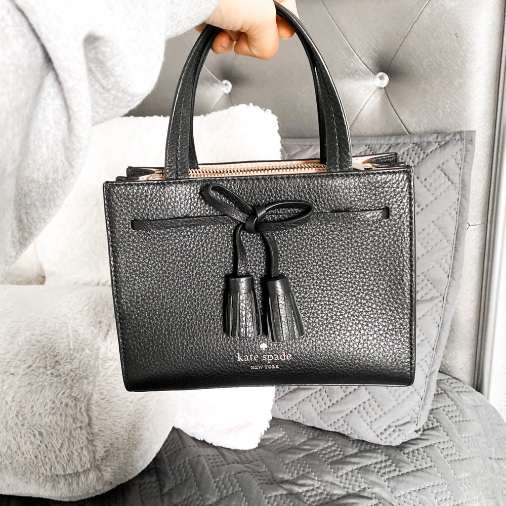 kate spade mini hand bag black